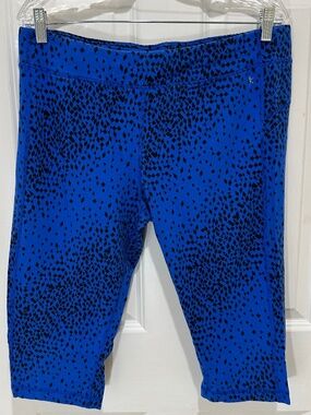 Danskin Fitted Yoga Capris Pants Leggings Dri More Sz XL Cotton Blend Drawstring